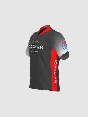 Podiumwear Men's Silver Short Sleeve MTB Jersey - New Fabric 2025!