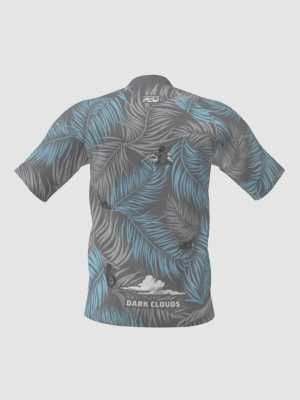 Podiumwear Men's Silver Short Sleeve MTB Jersey - New Fabric 2025!