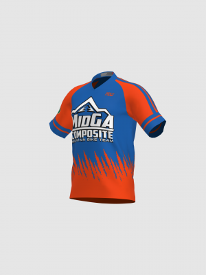 Podiumwear Men's Silver Short Sleeve MTB Jersey - New Fabric 2025!