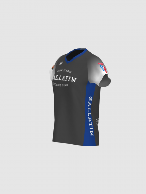 Podiumwear Women's Silver Short Sleeve MTB Jersey - NEW FABRIC 2025!