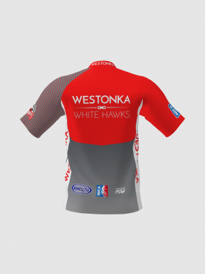 Podiumwear Men's Silver Short Sleeve MTB Jersey - New Fabric 2025!