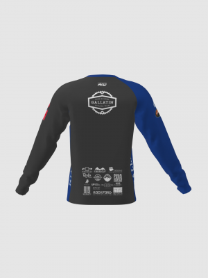 Podiumwear Unisex Silver Long Sleeve Tech Tee - New Fabric 2025!