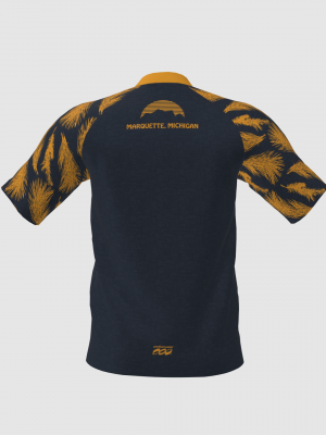 Podiumwear Men's Silver Short Sleeve MTB Jersey - New Fabric 2025!