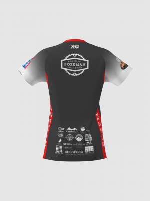 Podiumwear Women's Silver Short Sleeve MTB Jersey