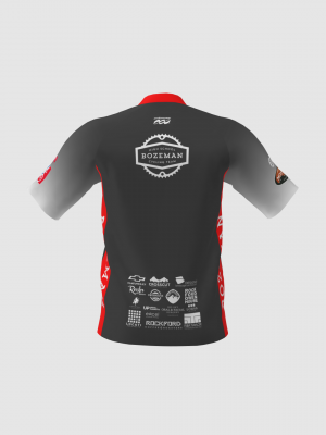 Podiumwear Men's Silver Short Sleeve MTB Jersey - New Fabric 2025!
