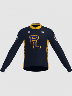Podiumwear Men's Gold Merino Wool Long Sleeve Jersey