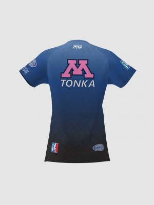 Podiumwear Women's Silver Short Sleeve MTB Jersey - NEW FABRIC 2025!