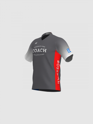 Podiumwear Men's Silver Short Sleeve MTB Jersey - New Fabric 2025!