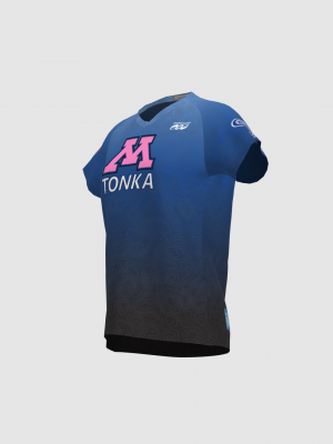 Podiumwear Women's Silver Short Sleeve MTB Jersey - NEW FABRIC 2025!