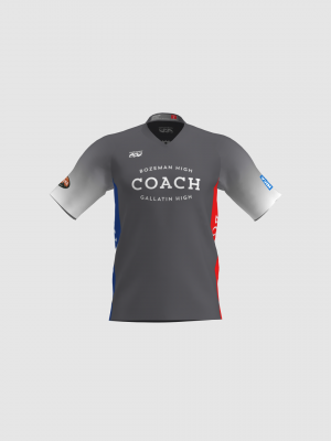 Podiumwear Men's Silver Short Sleeve MTB Jersey - New Fabric 2025!