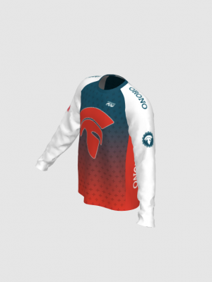 Podiumwear Unisex Silver Long Sleeve Tech Tee - New Fabric 2025!