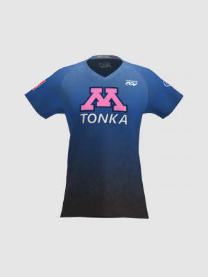 Podiumwear Women's Silver Short Sleeve MTB Jersey - NEW FABRIC 2025!