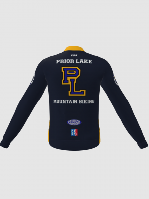 Podiumwear Men's Gold Merino Wool Long Sleeve Jersey