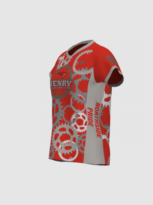 Podiumwear Women's Silver Short Sleeve MTB Jersey