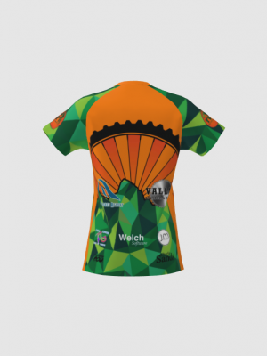 Podiumwear Women's Silver Short Sleeve MTB Jersey - NEW FABRIC 2025!