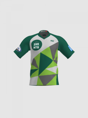 Podiumwear Men's Silver Short Sleeve MTB Jersey