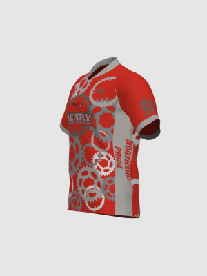 Podiumwear Men's Silver Short Sleeve MTB Jersey - New Fabric 2025!