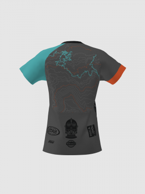 Podiumwear Women's Silver Short Sleeve MTB Jersey