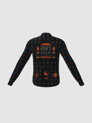 Podiumwear Men's Gold Merino Wool Long Sleeve Jersey