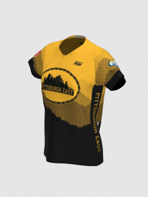 Podiumwear Women's Silver Short Sleeve MTB Jersey - NEW FABRIC 2025!