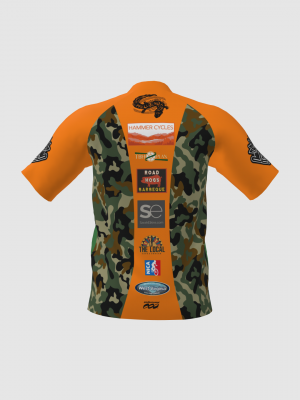 Podiumwear Men's Silver Short Sleeve MTB Jersey - New Fabric 2025!