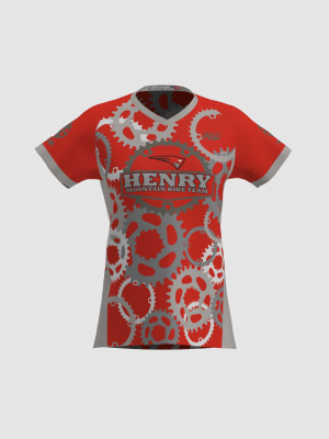 Podiumwear Women's Silver Short Sleeve MTB Jersey