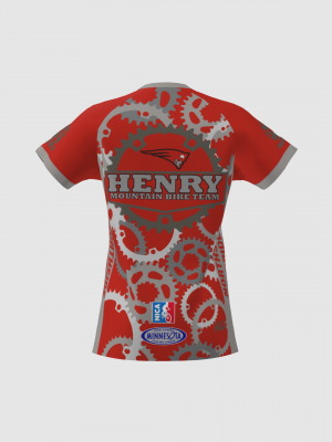 Podiumwear Women's Silver Short Sleeve MTB Jersey - NEW FABRIC 2025!