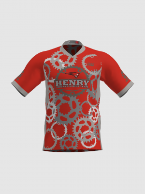 Podiumwear Men's Silver Short Sleeve MTB Jersey - New Fabric 2025!