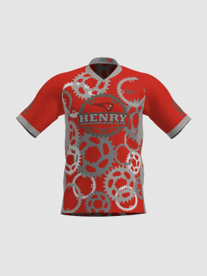 Podiumwear Men's Silver Short Sleeve MTB Jersey