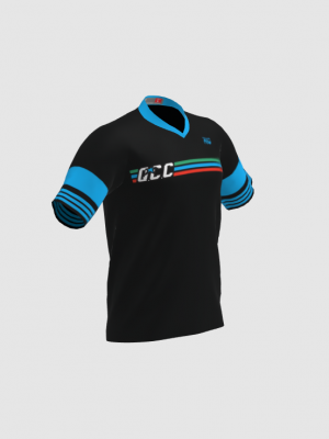 Podiumwear Men's Silver Short Sleeve MTB Jersey