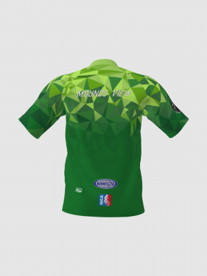 Podiumwear Men's Silver Short Sleeve MTB Jersey - New Fabric 2025!