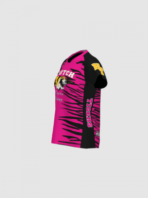 Podiumwear Women's Silver Short Sleeve MTB Jersey - NEW FABRIC 2025!