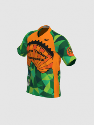 Podiumwear Men's Silver Short Sleeve MTB Jersey - New Fabric 2025!