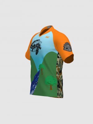 Podiumwear Men's Silver Short Sleeve MTB Jersey - New Fabric 2025!