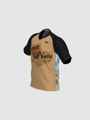 Podiumwear Men's Silver Short Sleeve MTB Jersey - New Fabric 2025!