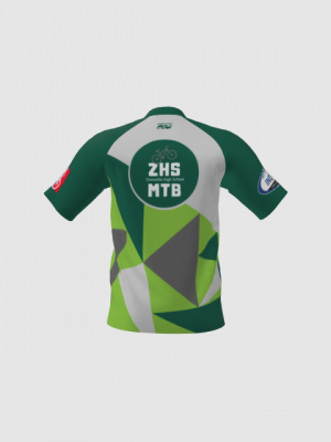 Podiumwear Men's Silver Short Sleeve MTB Jersey - New Fabric 2025!