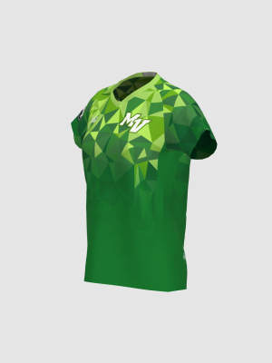 Podiumwear Women's Silver Short Sleeve MTB Jersey - NEW FABRIC 2025!