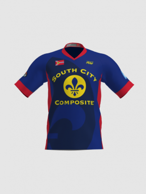 Podiumwear Men's Silver Short Sleeve MTB Jersey - New Fabric 2025!