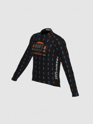 Podiumwear Men's Gold Merino Wool Long Sleeve Jersey