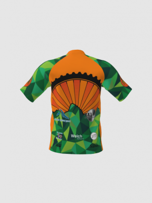 Podiumwear Men's Silver Short Sleeve MTB Jersey - New Fabric 2025!