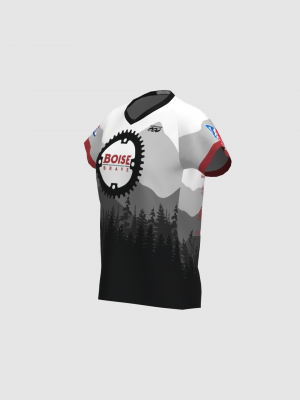 Podiumwear Women's Silver Short Sleeve MTB Jersey