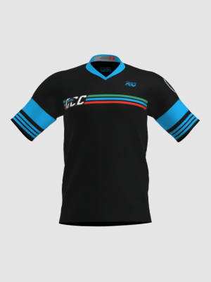Podiumwear Men's Silver Short Sleeve MTB Jersey - New Fabric 2025!