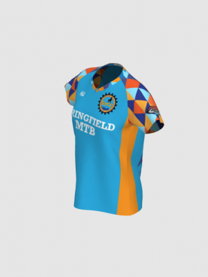 Podiumwear Women's Silver Short Sleeve MTB Jersey - NEW FABRIC 2025!
