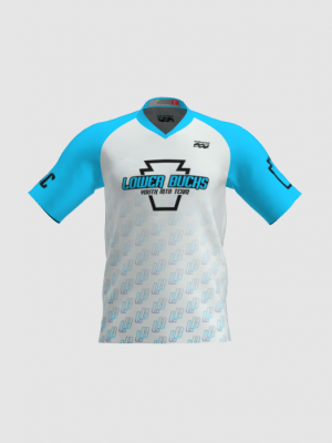 Podiumwear Men's Silver Short Sleeve MTB Jersey - New Fabric 2025!