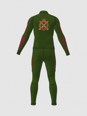 Podiumwear Unisex Gold Two-Piece Race Suit