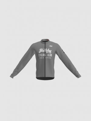 Podiumwear Men's Silver Long Sleeve Jersey