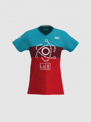 Podiumwear Women's Silver Short Sleeve MTB Jersey - NEW FABRIC 2025!