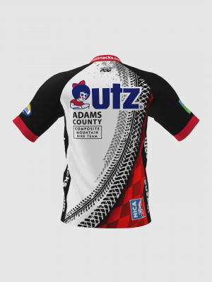 Podiumwear Men's Silver Short Sleeve MTB Jersey - New Fabric 2025!