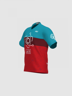 Podiumwear Men's Silver Short Sleeve MTB Jersey - New Fabric 2025!