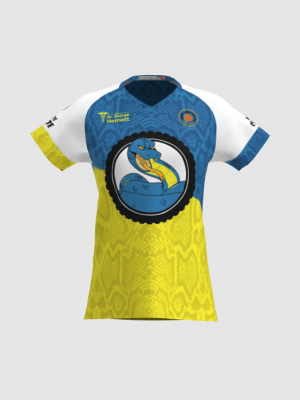 Podiumwear Women's Silver Short Sleeve MTB Jersey - NEW FABRIC 2025!
